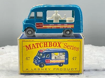 Moko Matchbox No.47B Com.Ice Cream Canteen 1963 Mint,Genuine In Original Box - Image 1 of 4
