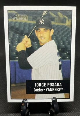 2003 Bowman Heritage #1 Jorge Posada - New York Yankees - Image 1 of 3