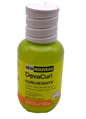 DevaCurl CurlHeights Volume + Body Boost Cleanser / 3 fl oz **TRAVEL SIZE** - Image 1 of 2