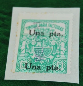 Spain. Spanish Old Used Fiscal & Revenue Stamp. On paper.   T9 - Picture 1 of 2