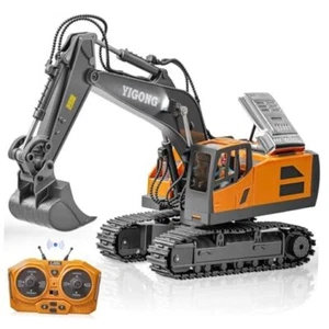 Remote Control Excavator Toy, Construction Rc Digger Toys for Kids Boys Age 4  - Picture 1 of 8