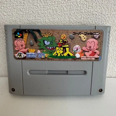 Super Genjin Bonk's Adventure Super Famicom Tested SFC SNES Japan - Image 1 of 4