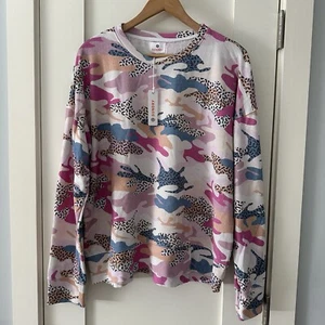 Sundry • NWT • Abstract Camo Print Oversized Sweatshirt • Size 3/Large • $118 - Picture 1 of 7