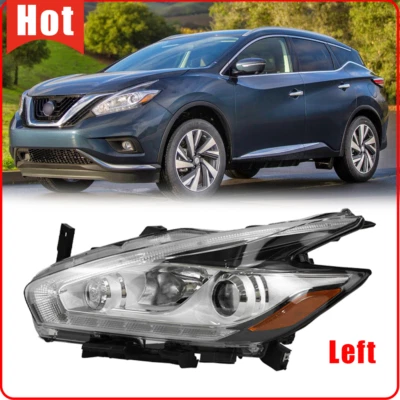 Left Halogen LED DRL Projector Headlight Headlamp For 2015-2018 Nissan Murano - Image 1 of 4
