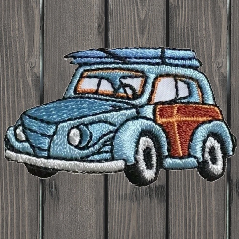 Woodie Car Embroidered Patch — Iron On - Image 1 of 1