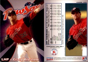 Mike Burns 2007 Choice Pawtucket Red Sox #5 Card *AutographDen*