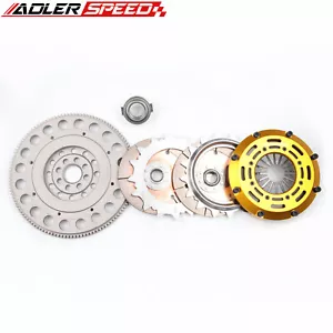 RACING TWIN DISC CLUTCH KIT + FLYWHEEL for 05-10 SCION tC xB 2.4L 2AZ-FE MEDIUM - Picture 1 of 5