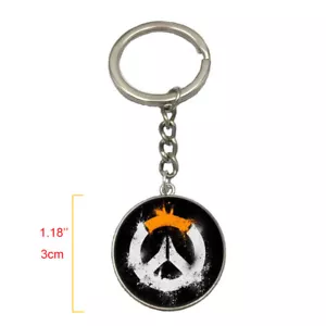 Portachiavi modello lega metallo stile logo Overwatch nuovo gioco - Foto 1 di 6