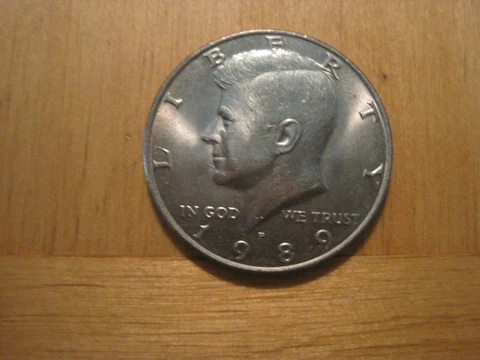 1989 Kennedy half dollar Cover
