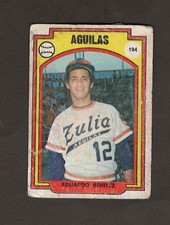 1972 Venezuelan Sticker Eduardo Benitez #194