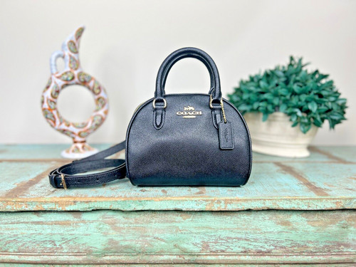 Borsa Coach donna nera Sydney nera