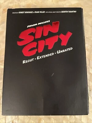 SIN CITY SPECIAL EDITION RECUT EXTENDED UNRATED DVD SET W/ GRAPHIC NOVEL Miller - Image 1 of 4