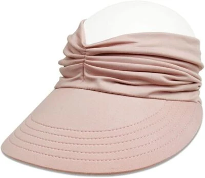 Sun Hat Women Beach Visor Cap UV Protection with Wide Brim One Size, Pink  - Image 1 of 4