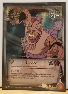 Naruto Quest for Power Jirobo N-251 "State 1" Super Rare NM - Picture 1 of 1