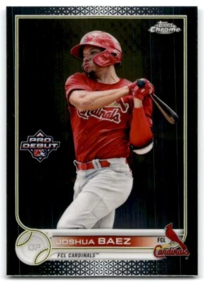 2022 TOPPS PRO DEBUT CHROME JOSHUA BAEZ #PDC-40 - Image 1 of 2