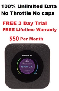 Tmobile UNLIMITED DATA Netgear M1 MR1100 4G LTE RV's Internet Home $50/Month - Picture 1 of 1
