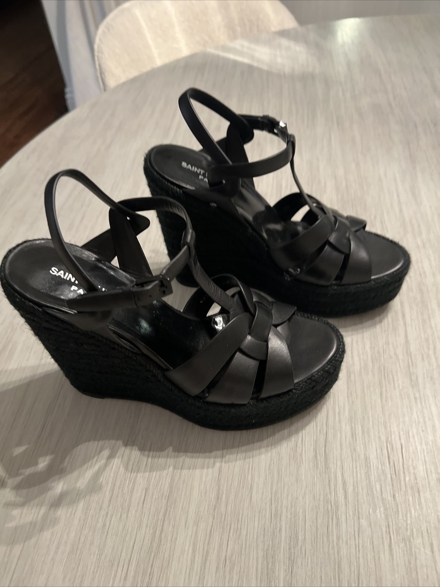 Saint Laurent Wedge Sandals for Women for sale - eBay Saint Laurent Wedge Sandals for Women for sale - eBay