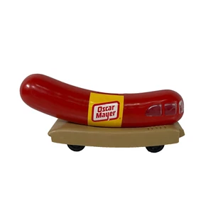 Vintage Oscar Mayer Weiner Plastic Mobile Bank Rolling Coin Bank 1990 - Picture 1 of 12