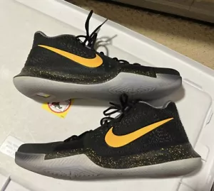 Vnds Nike ID Kyrie 3 Basketball Shoes Mens Size 14 AQ8767-991 2017 Blue Gold - Picture 1 of 6