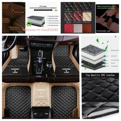 For 2022 Mercedes-Benz SL63 AMG Car Floor Mats Leather Waterproof Liners Carpets - Image 1 of 4