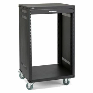 Samson SRK16 16 Space Universal Studio Equipment Rack Stand With Wheels - Picture 1 of 1