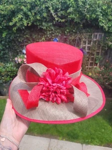 Jacques Vert Hochzeitshut koralle pink Brautmutter Hochzeit formell Hochzeit - Bild 1 von 14