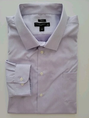 NWOT Pronto Uomo Purple Dress Shirt Non-Iron Sz 22 34/35 SHORT ARMS Classic Fit - Image 1 of 4
