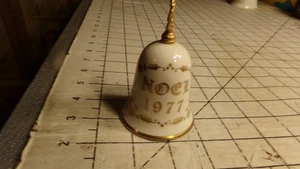 De colección Gorham Currier & Ives Bell Noel Navidad 1977 Árbol de Navidad Fina China - Imagen 1 de 5