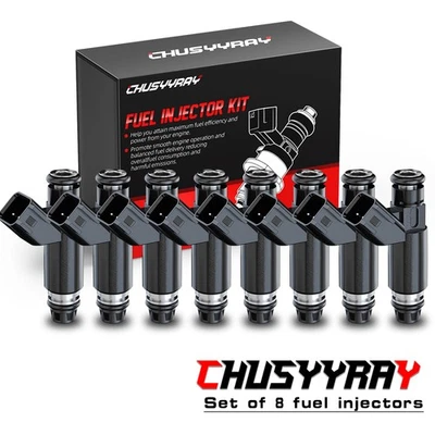 Inyector de combustible 12580426 8 piezas para GMC Sierra 1500 V8 2002-2006 5,3 L Foto 1 de 4