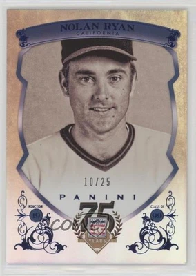 Salón de la Fama Panini 2014 escudo azul/25 Nolan Ryan #82 escudo patio Foto 1 de 2