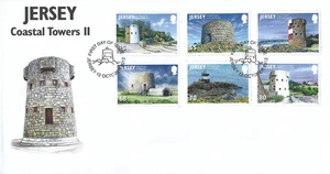 2012 Jersey Coastal Towers (2nd series) First Day Cover - Picture 1 of 1