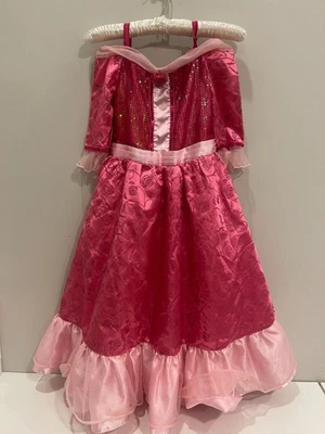 Disney Store Aurora Sleeping Beauty Pink Dress Theater Pink Girls 7/8 - Image 1 of 4