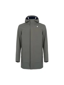 Giubbotto K-way da uomo, modello Marlyn bonded, colore verde - Imagen 1 de 4