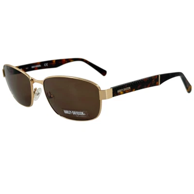 Gafas de sol Harley Davidson HD0919X de metal para hombre 32E doradas 59-16 lentes marrones Foto 1 de 4