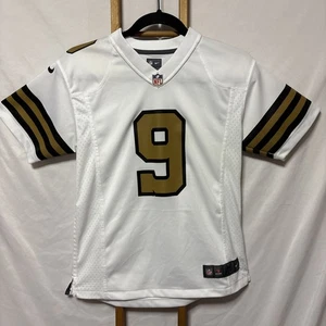 Camiseta blanca Drew Brees #9 Nike NFL New Orleans Saints juvenil talla mediana (10/12) - Imagen 1 de 5