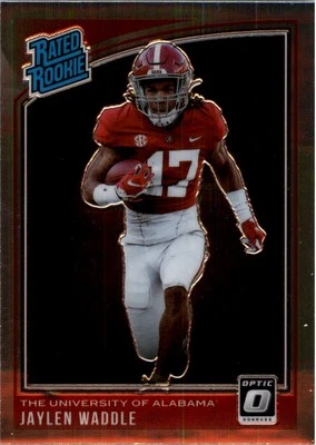 2021 Chronicles Draft Picks Donruss Optic Rated Rookies 207 Jaylen Waddle FB - Image 1 of 2