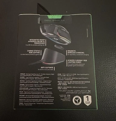 Razer Gaming Mouse Dock Pro Wireless Gaming Mouse Charging Dock with Integrated - Image 1 of 3