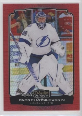 2022-23 O-Pee-Chee Platinum Red Prism /199 Andrei Vasilevskiy #39 - Image 1 of 2