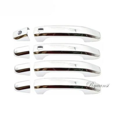 Door Handle Cover For 2019-2024 Chevy Silverado GMC Sierra 1500 w/ Smartkey Hole - Image 1 of 4