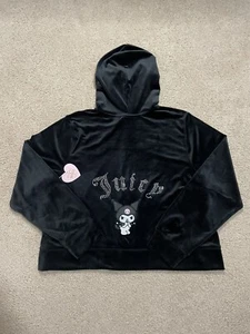 new hello kitty and friends juicy couture long sleeve black jacket size 3XL - Picture 1 of 11