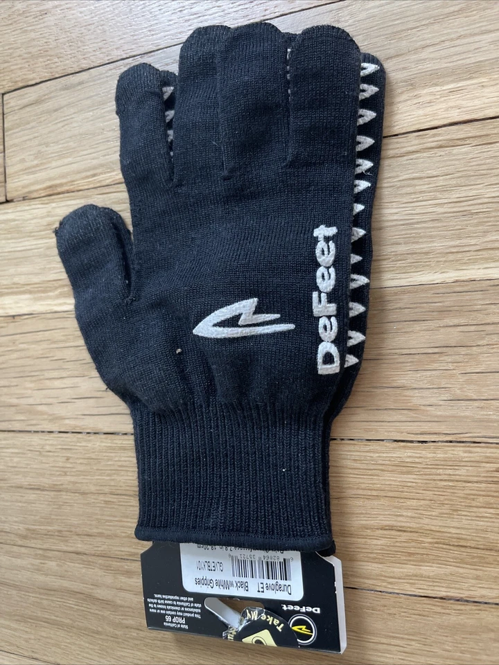 Guantes DeFeet Duraglove ET, negros, pequeños Foto 1 de 1