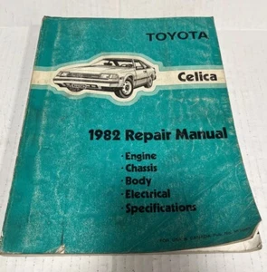 1982 TOYOTA CELICA FACTORY ORIGINAL SERVICE REPAIR MANUAL OEM Service Info - Foto 1 di 9
