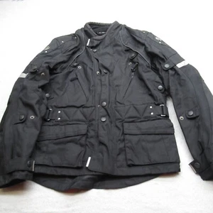 Joe Rocket Jacket Mens Medium Black Padded Removable Liner Motorcycle Air Guard - Picture 1 of 22