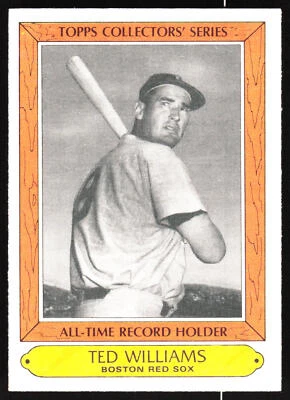 1985 Topps Woolworth All-Time Record Holders Ted Williams #38 Card - Image 1 of 2