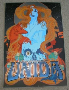 UNIDA KYUSS concert poster print AUSTRALIA NEW ZEALAND 2013 tour Vance Kelly A - Picture 1 of 1