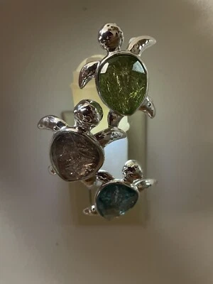 Bath & Body Works Trio Green Brown Blue TURTLES Wallflower Plug Diffuser Light - Image 1 of 4