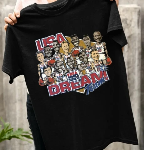 Vintage Dream Team (1992) NBA Unisex Tee Shirt S-5XL Cover