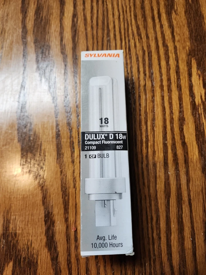 21109 Osram CF18DD/827/ECO Delux D-Eco 18W 2 Pin CFL Lamp - Image 1 of 1