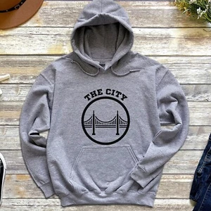 San Francisco The City Pullover Hoodie Licht - Bild 1 von 3