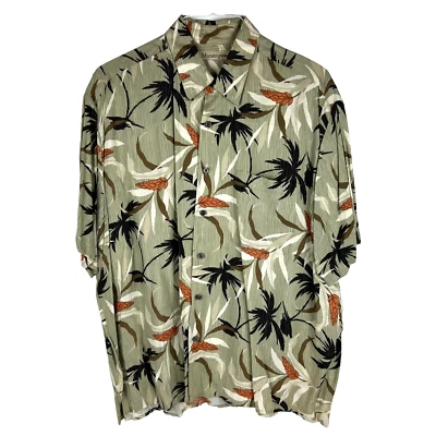 Vintage Hawaiian Shirt by Munsingwear 100% Rayon Tropical Foliage Adult Size XL - Image 1 of 4